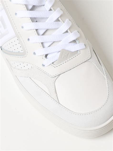 fendi white sneaker|Fendi monogram sneakers.